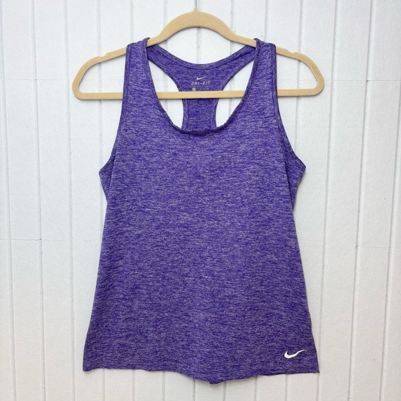 Nike DRI-FIT Purple Racer Back Tanktop Womens Size M - Picture 2 of 10